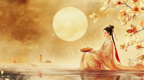 中秋古装插画