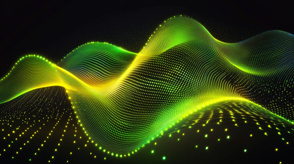 炫彩科技波浪线条