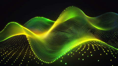 炫彩科技波浪线条