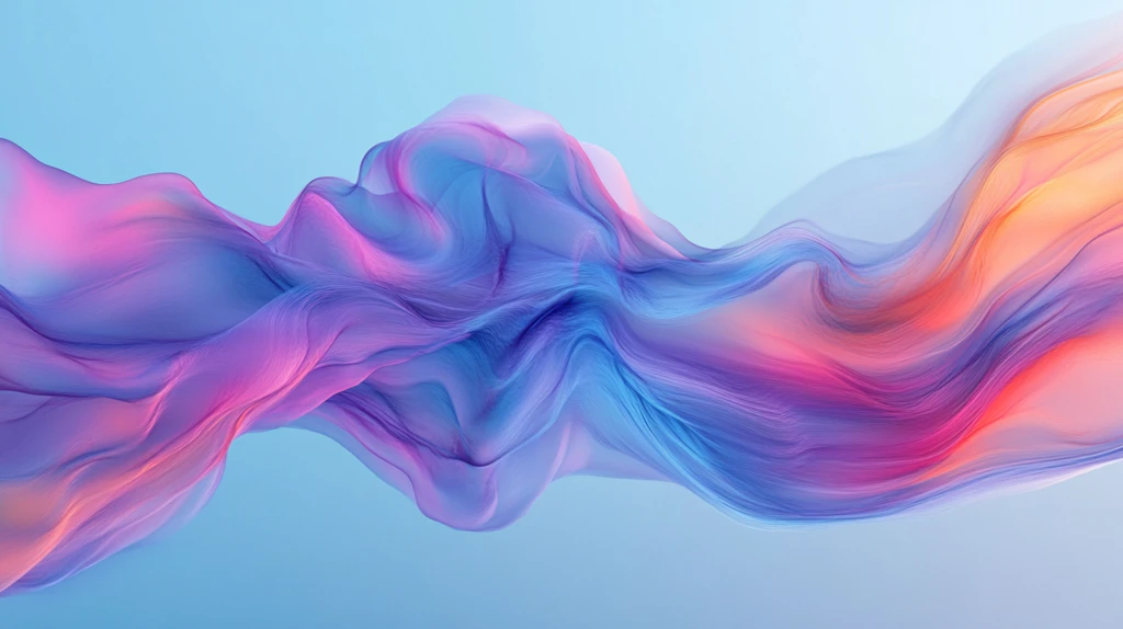 炫彩背景流体线条