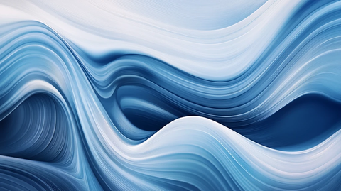 蓝色流动感背景