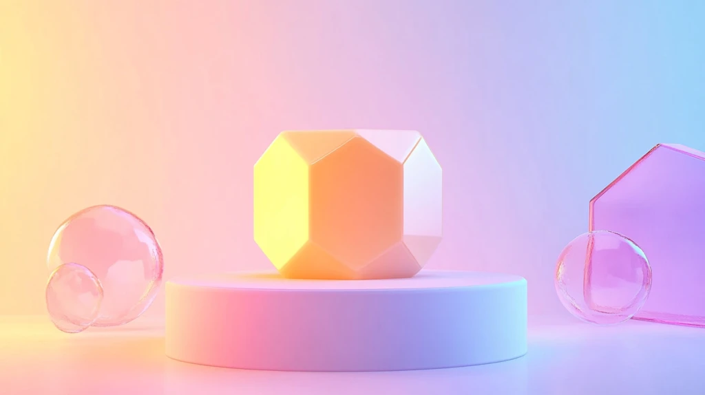 立体渐变发光体设计