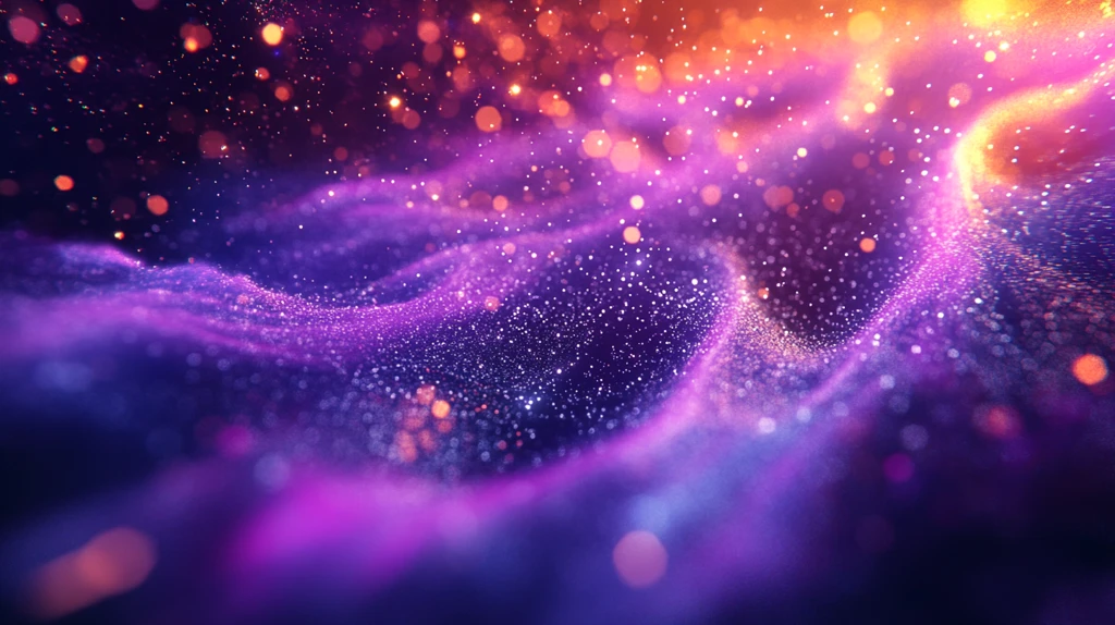 唯美飘逸活力紫色梦幻