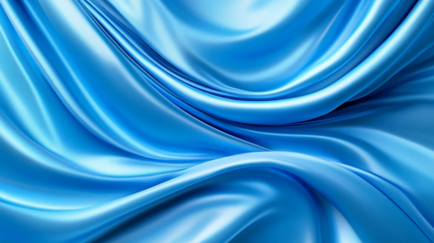 蓝色动感丝绸背景