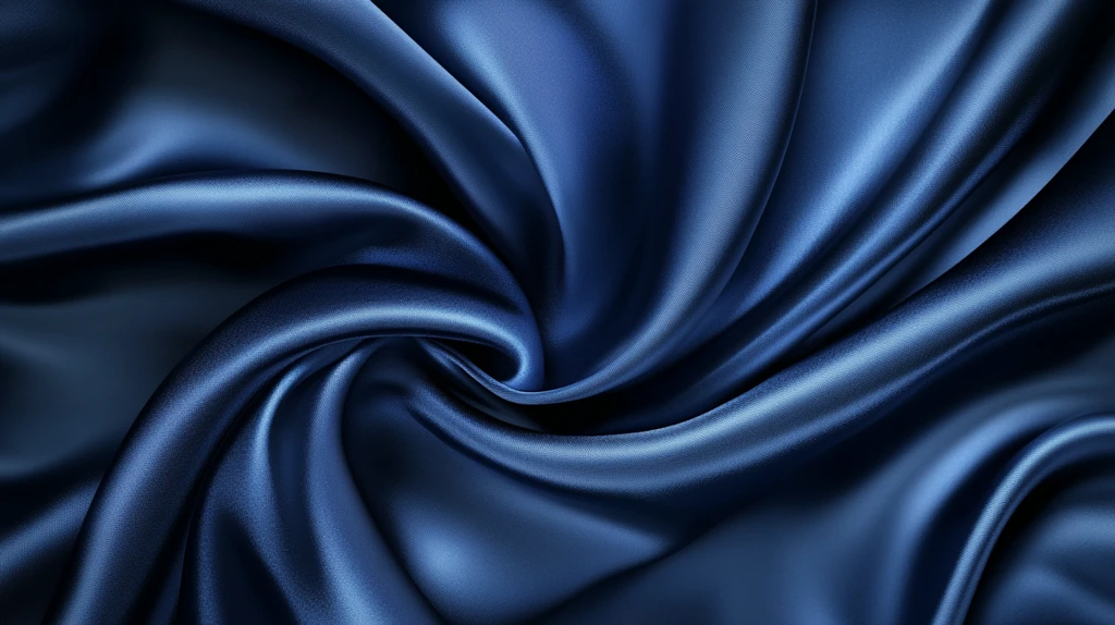蓝色动感丝绸背景