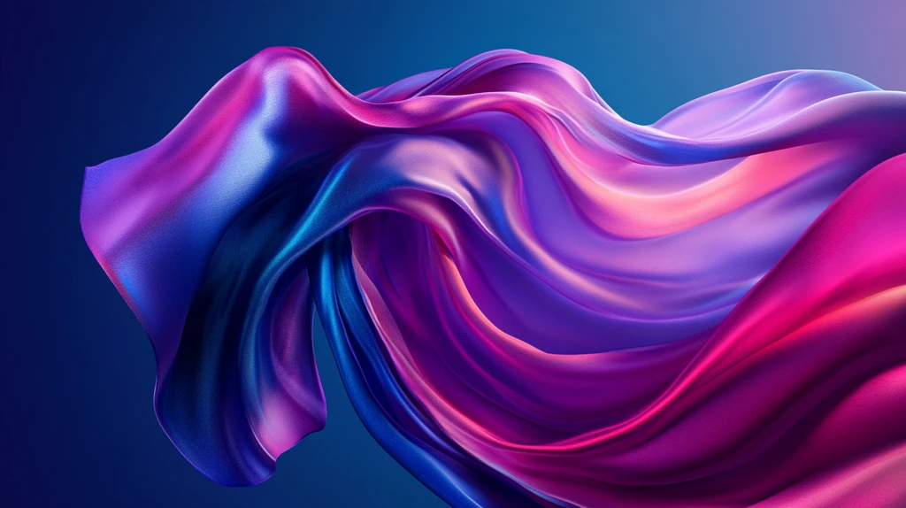 蓝紫色渐变抽象流光
