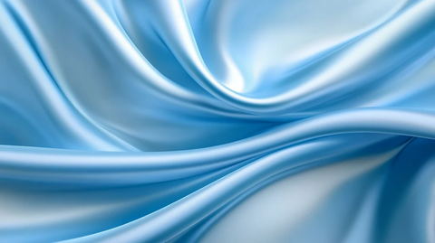 蓝色动感丝绸背景