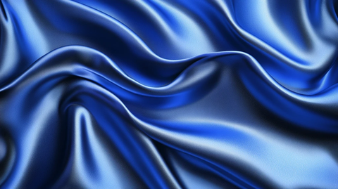 蓝色动感丝绸背景