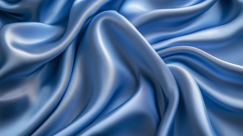 蓝色动感丝绸背景