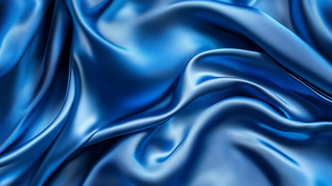 蓝色动感丝绸背景