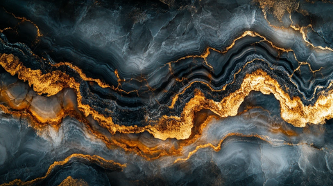 黄蓝相间大理石纹理