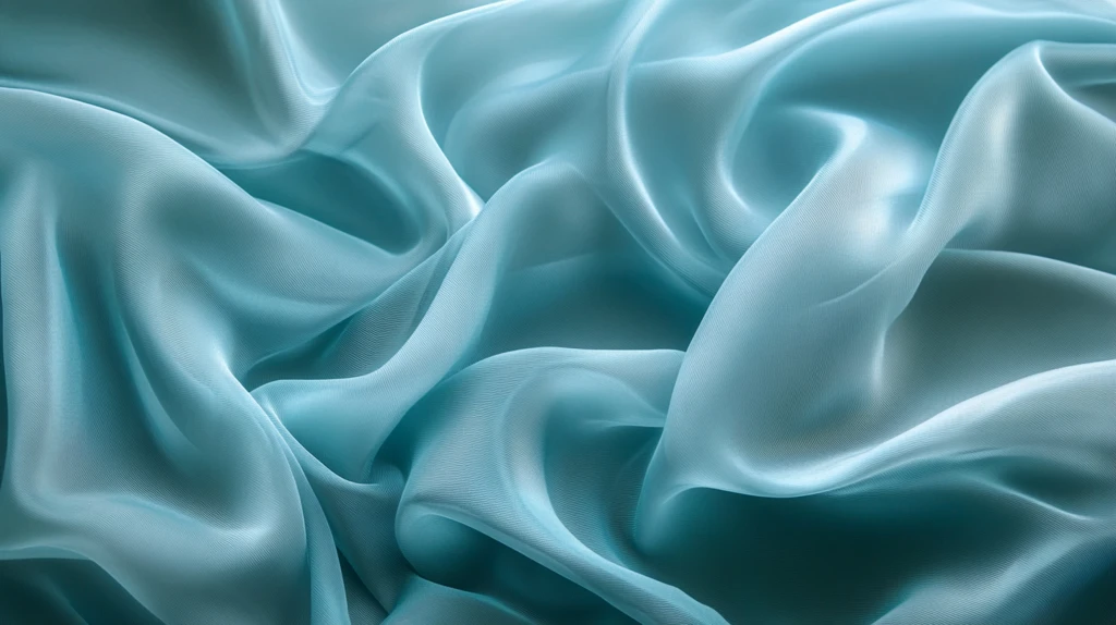 蓝色动感丝绸背景