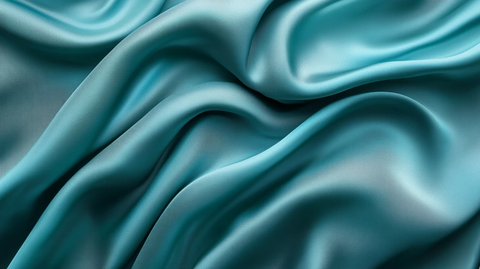 蓝色动感丝绸背景