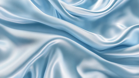 蓝色动感丝绸背景