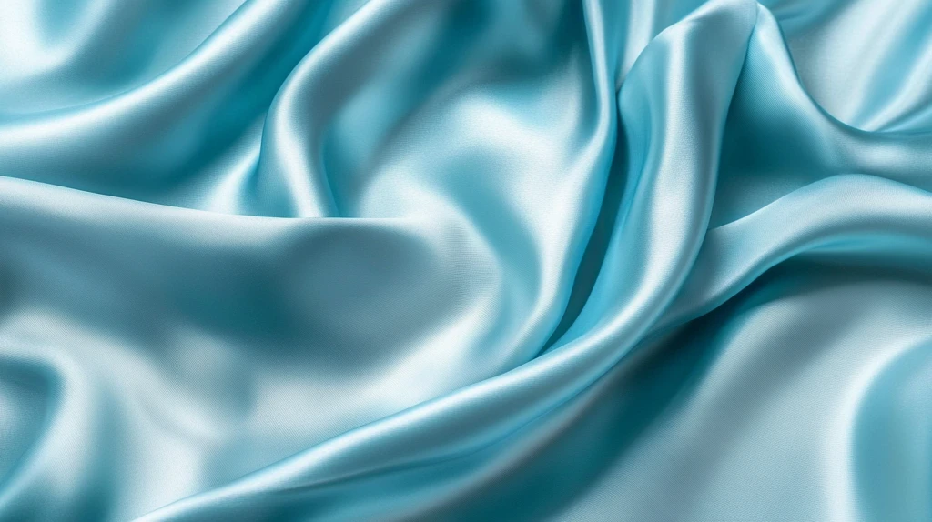 蓝色动感丝绸背景