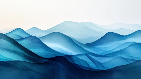 抽像山水线条背景