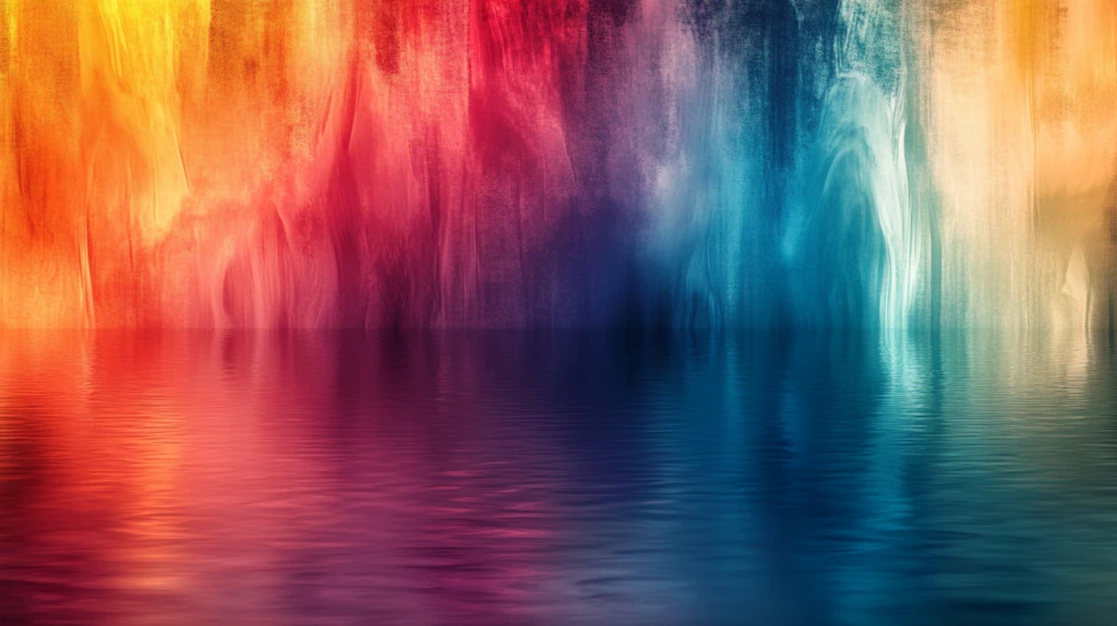 五彩缤纷的倒影