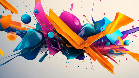 艺术创意多彩动感