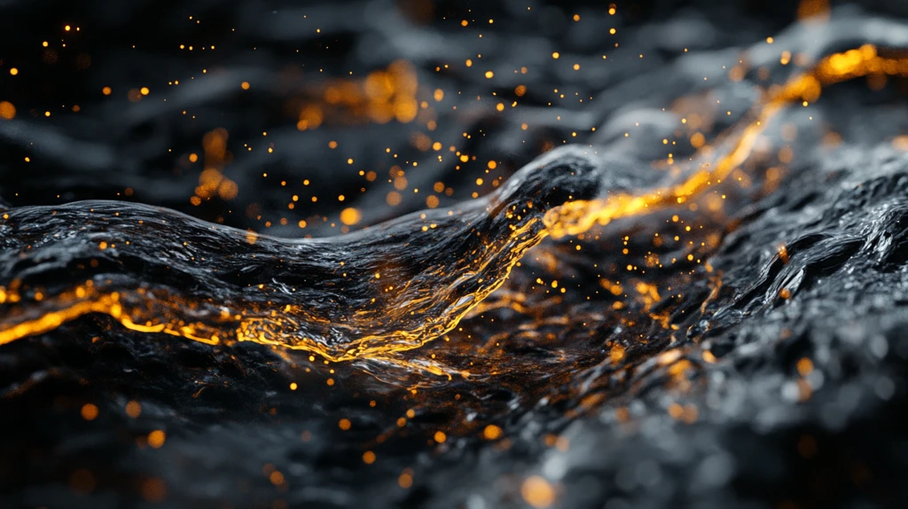 金色水面金色波涛