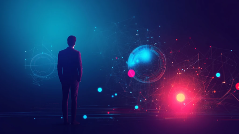 智能科技炫彩背景