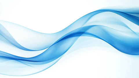柔美蓝色曲线