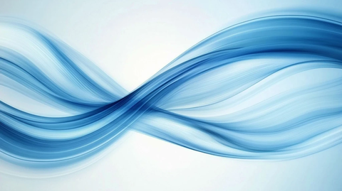 柔美蓝色曲线