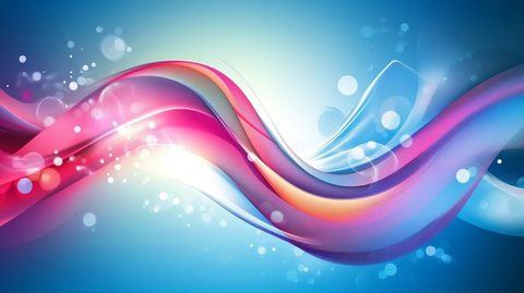 炫彩绚丽曲线条纹高雅