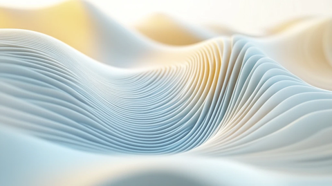 波浪线弧线弧形山