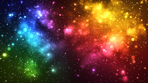 多彩绚丽星光