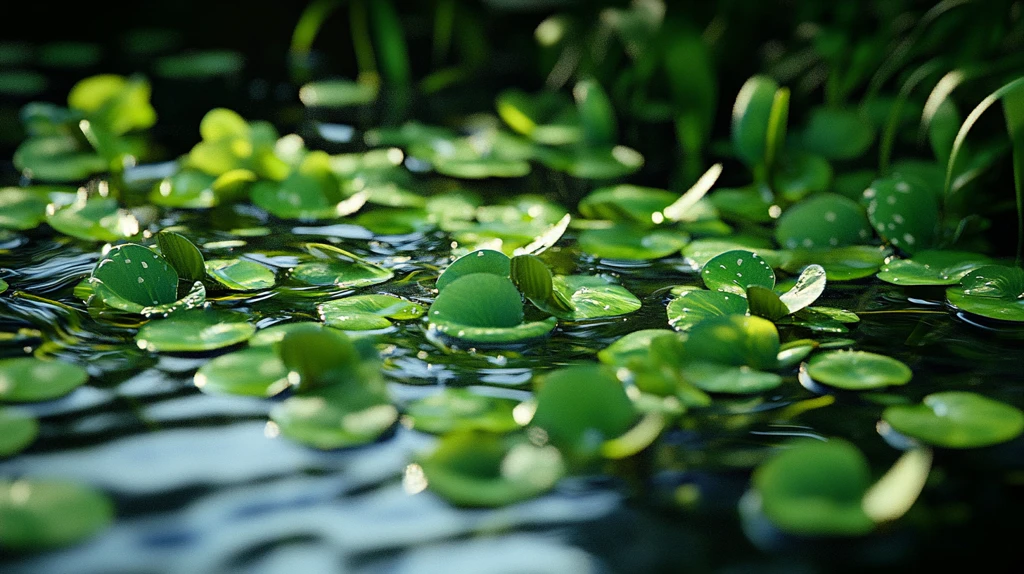 高清浮萍水面