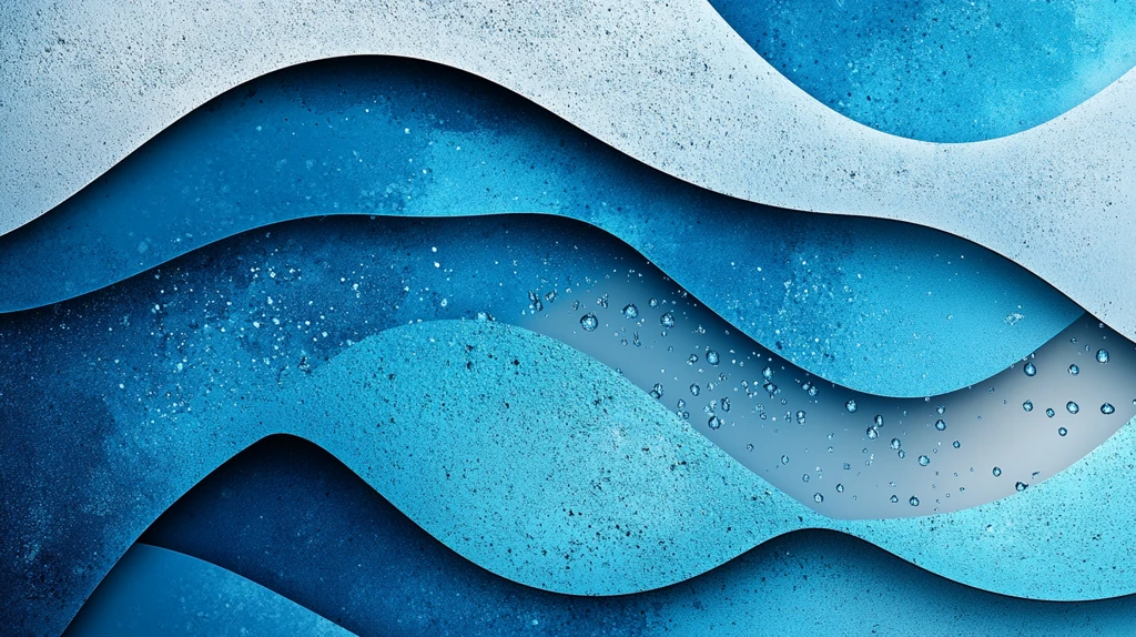 炫彩波浪蓝色渐变纹理