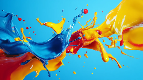 流动液体流动色彩