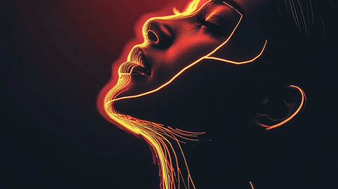 女性人物光效素材