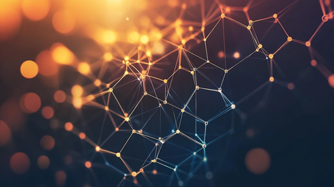 网点创意特效背景