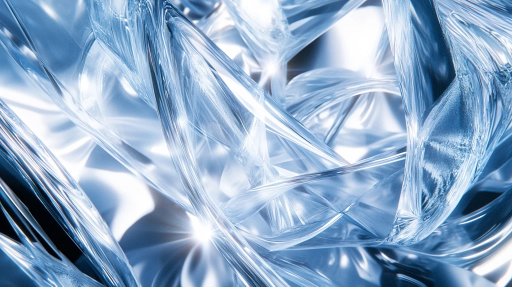 酷炫蓝水晶立体背景