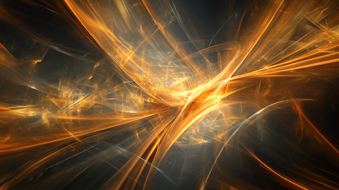 黄色炫酷线条背景