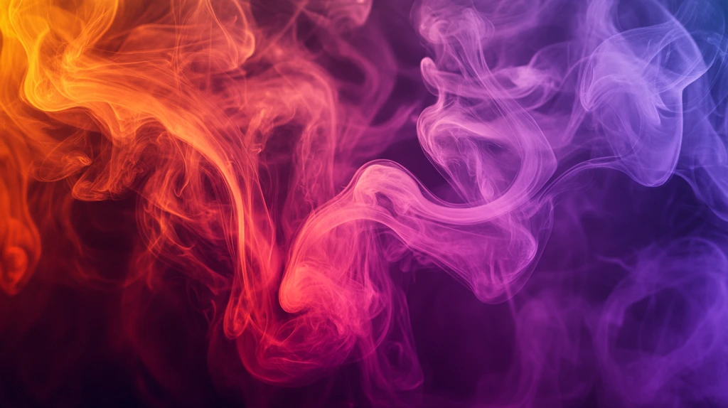 多色烟雾艳丽图案背景