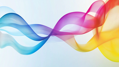 流动曲线色彩背景