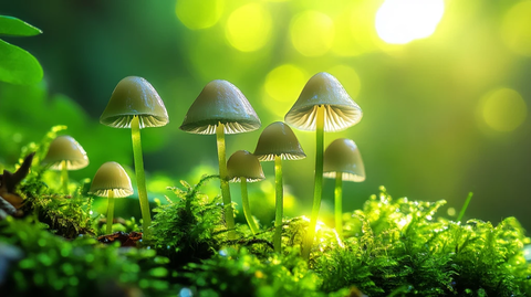 唯美森林野生菌