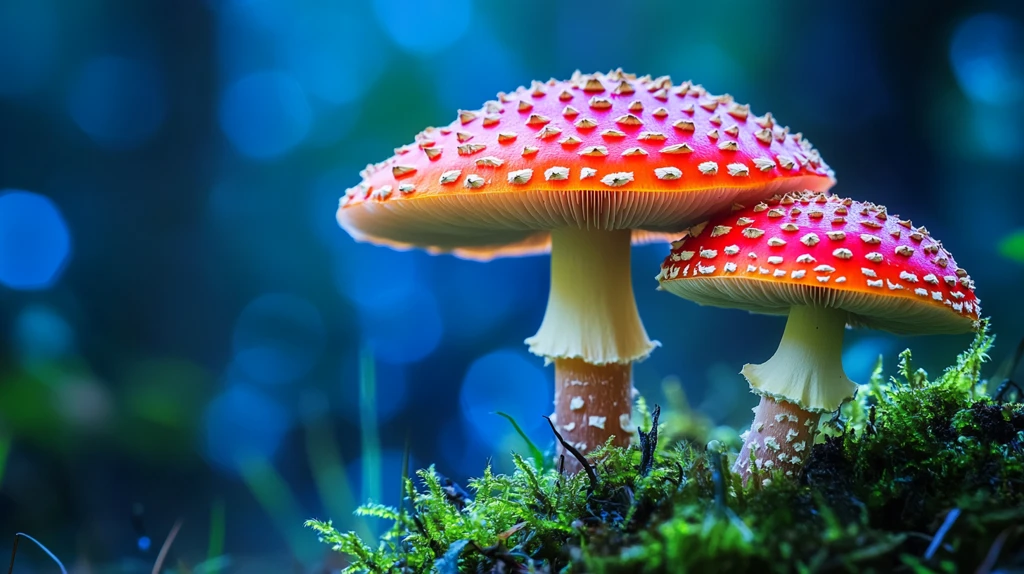 唯美森林野生菌