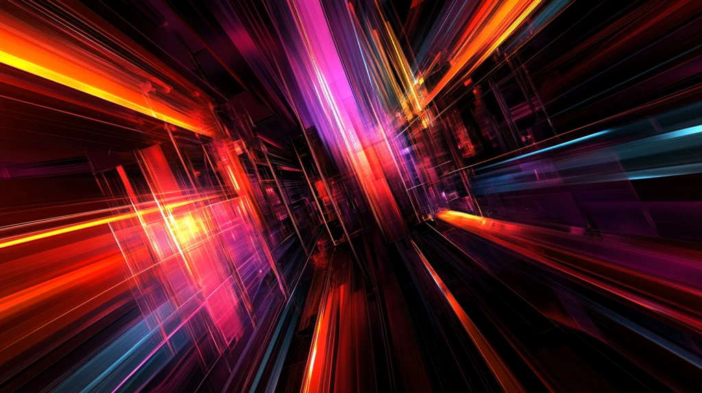 色彩绚丽动感科技背景