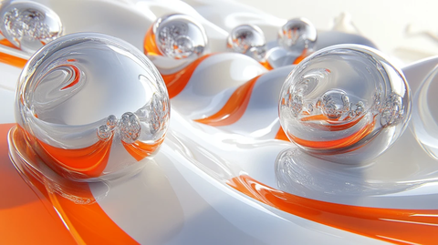 自由曲线泡雕背景图