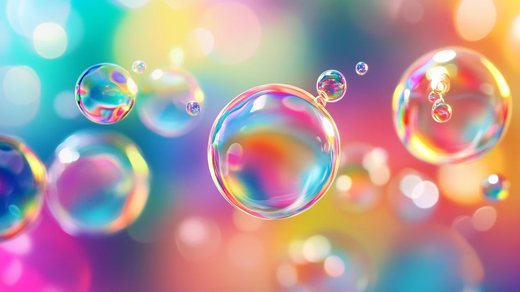 绚丽气泡背景壁纸素材