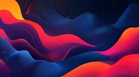 扁平流体风年会背景