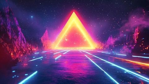 霓虹灯场景造型