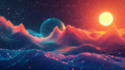 科技风渐变背景