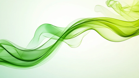 柔美绿色曲线
