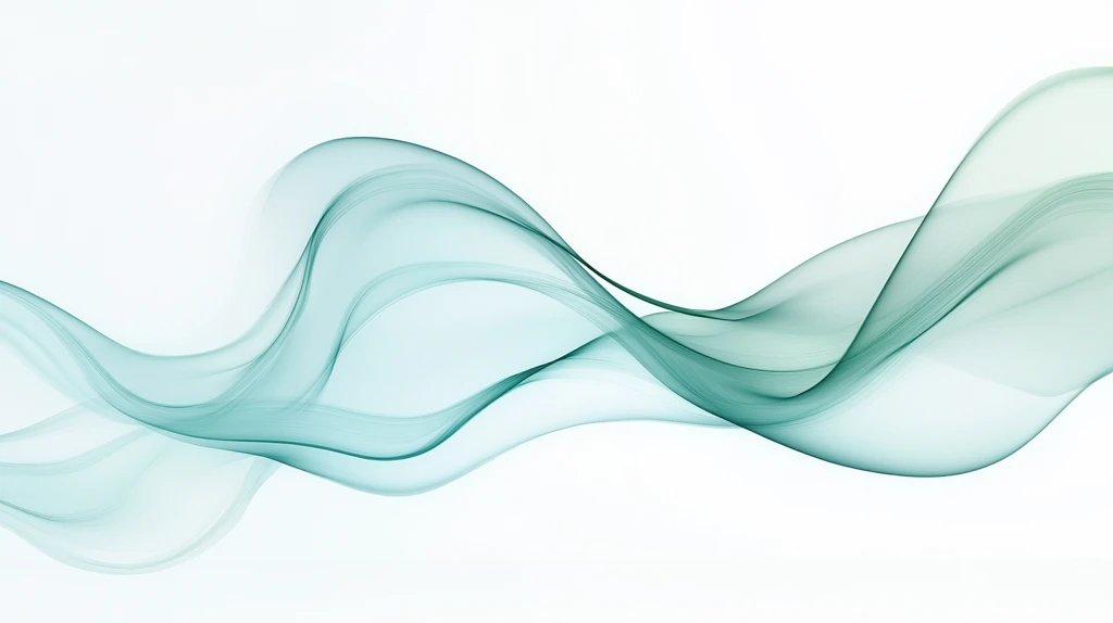 蓝色线条烟雾波浪