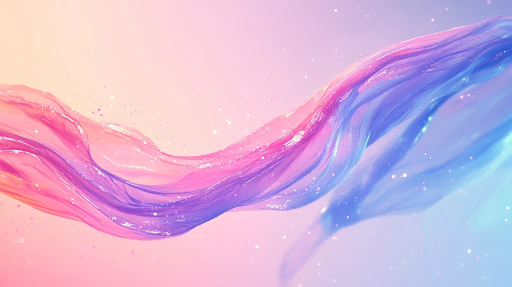 流光渐变彩色炫酷飘带