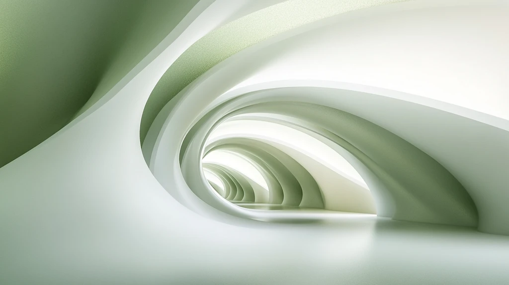 绿色渐变扭曲的